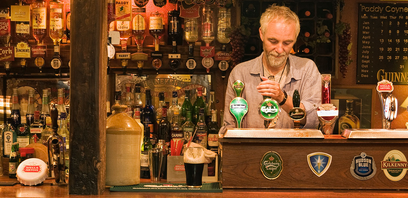 Gerry Coyne, Owner and Manager of Paddy Coynes Pub, Tullycross, Renvyle, Co. Galway
